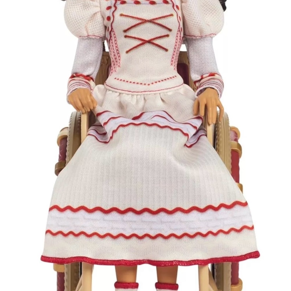 🏆 COLLECTIBLE OZ Wicked Movie Doll Nessarose Wheelchair URL MISPRINT BOX ERROR - Picture 6 of 7